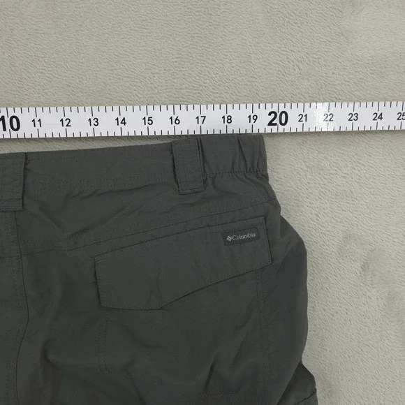 Columbia Omni Shade Pants Mens 40x28 Gray Convertible Cargo Hiking Zip Off - Picture 9 of 13